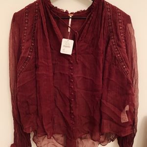 Free People Sheer Top